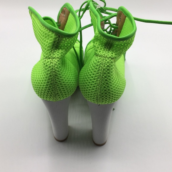 Flawed Jeffrey Campbell NWT lime green Litas. - Picture 4 of 17